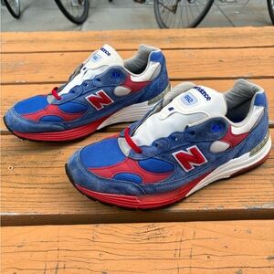 New Balance 992 Red Blue Men’s Size 11 D width M992CC